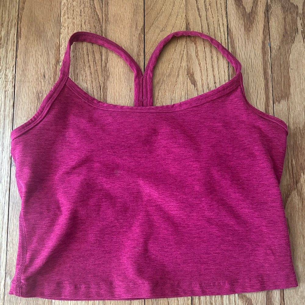 Beyond Yoga Spacedye Slim Racerback Cropped Tank -Size M